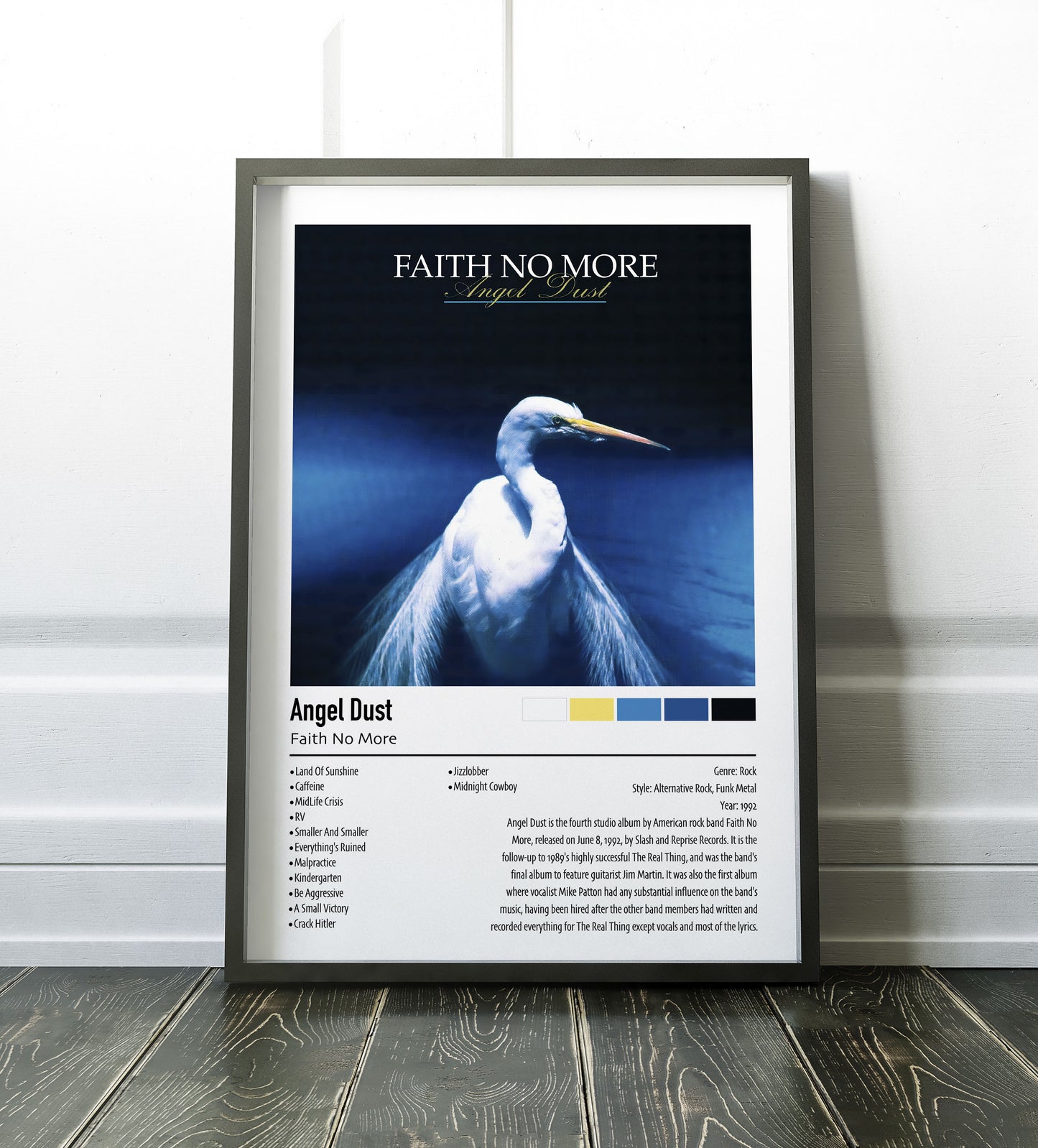 Faith No More | Angel Dust | Custom Album Cover Poster Print