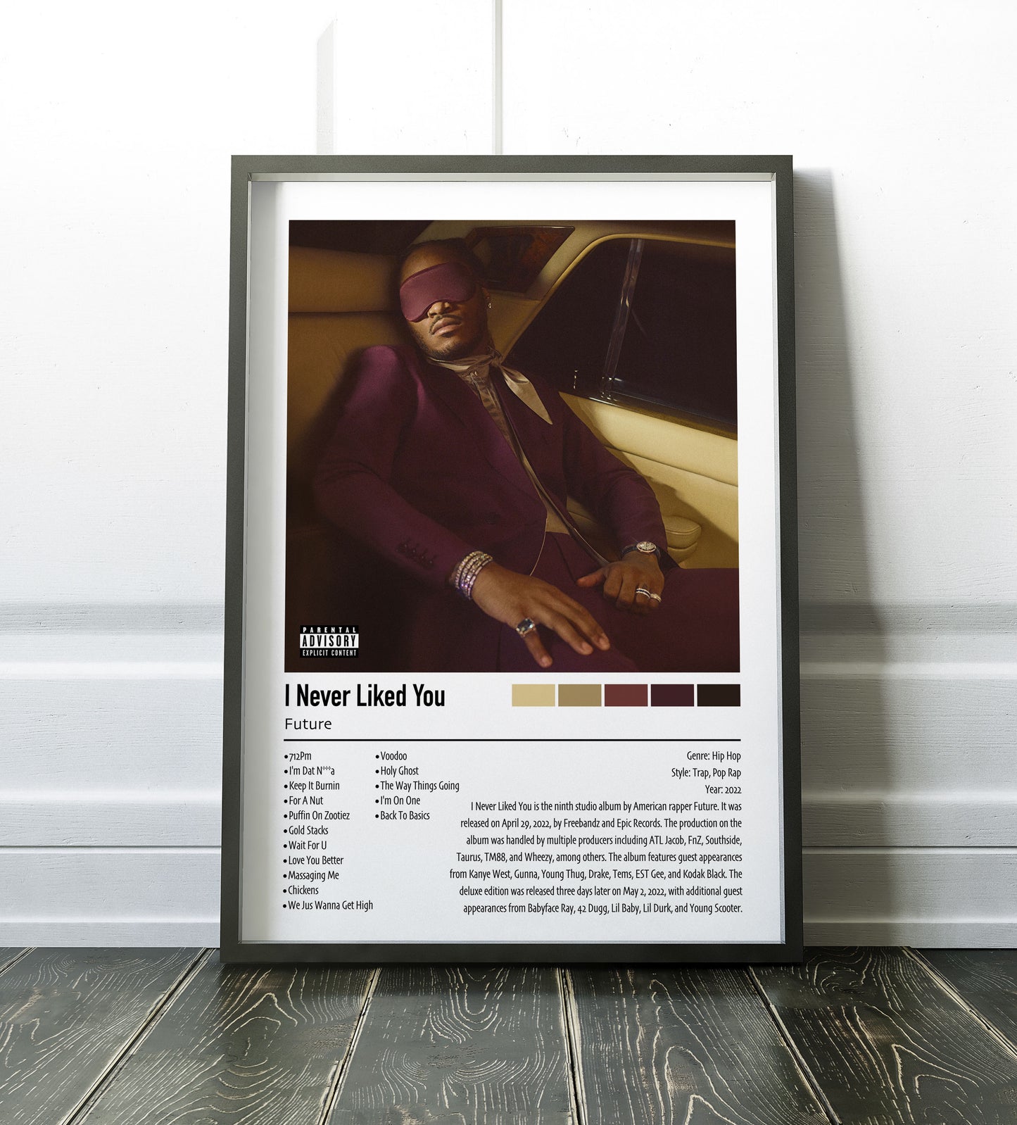 Future | I Never Liked You | Custom Album Cover Poster Print