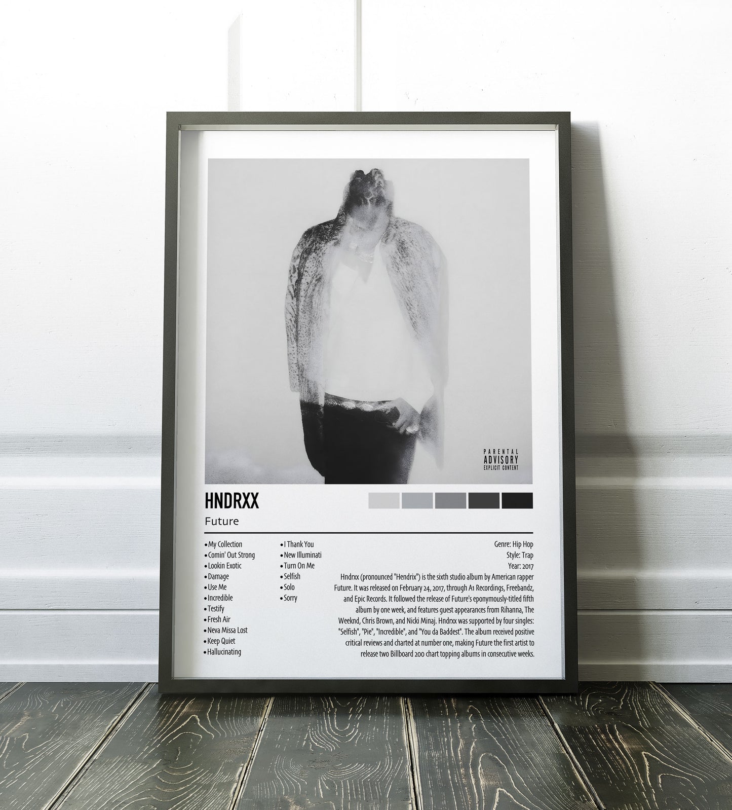 Future | HNDRXX | Custom Album Cover Poster Print