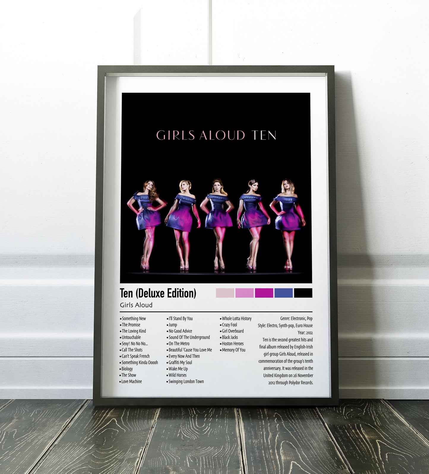 Girls Aloud | Ten (Deluxe Edition) | Custom Album Cover Poster Print