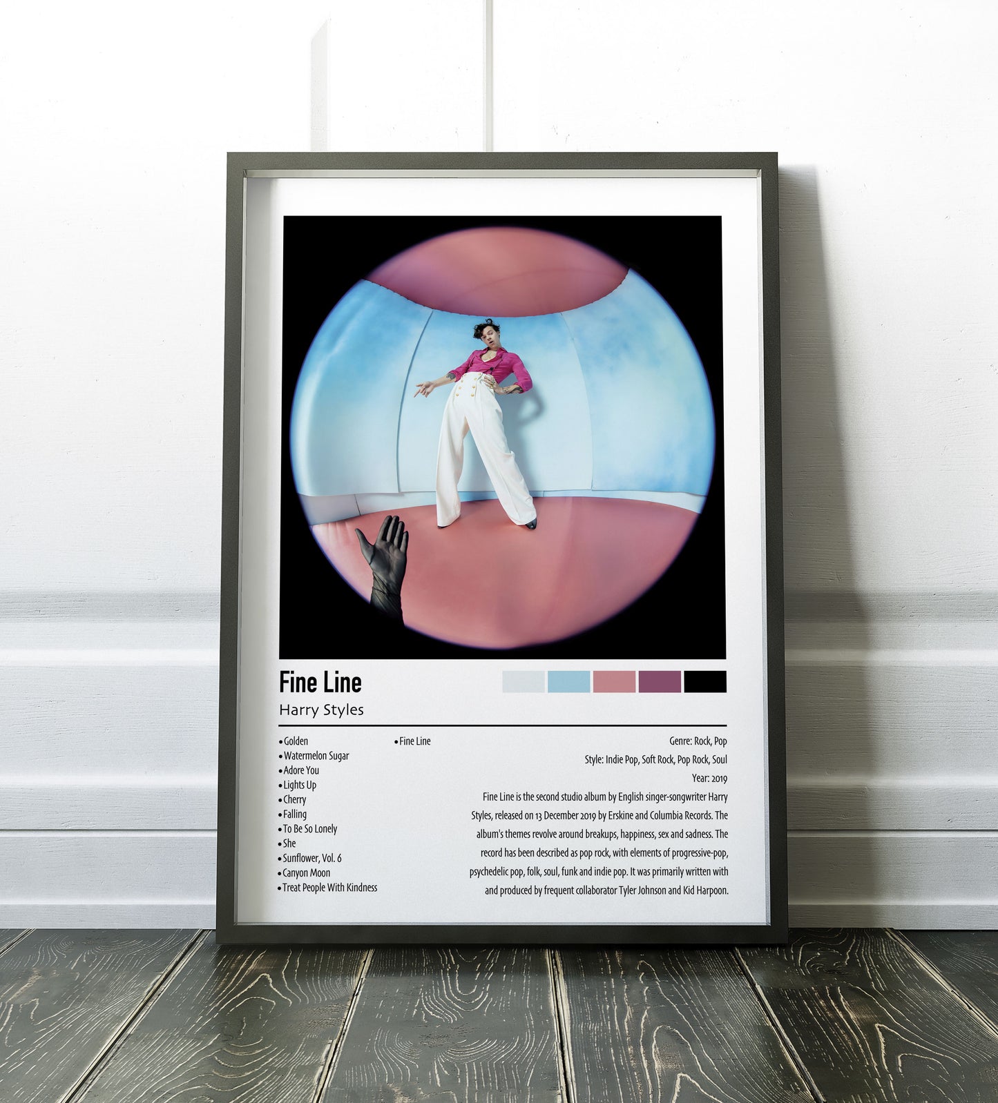 Harry Styles | Fine Line | Custom Album Cover Poster Print