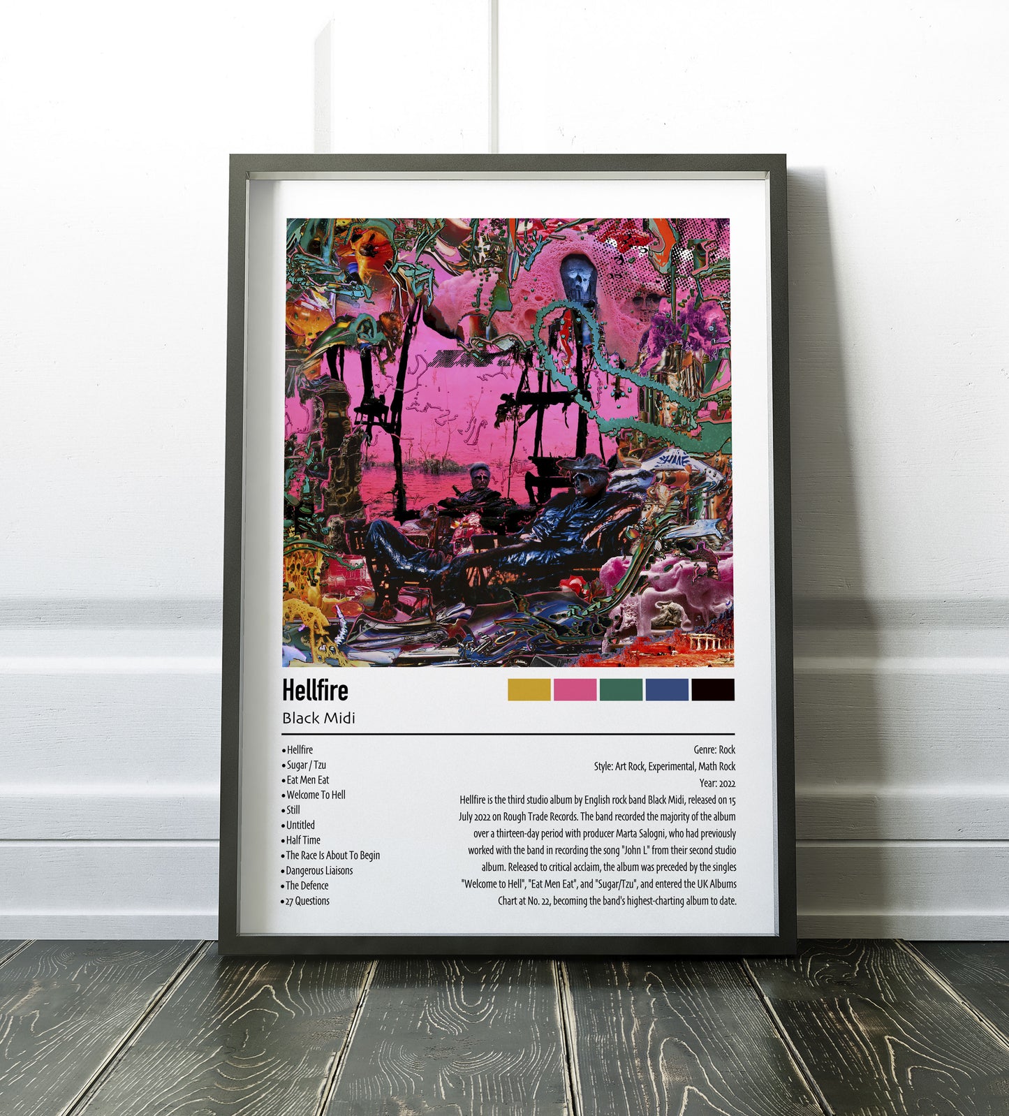 Black Midi | Hellfire | Custom Album Cover Poster Print