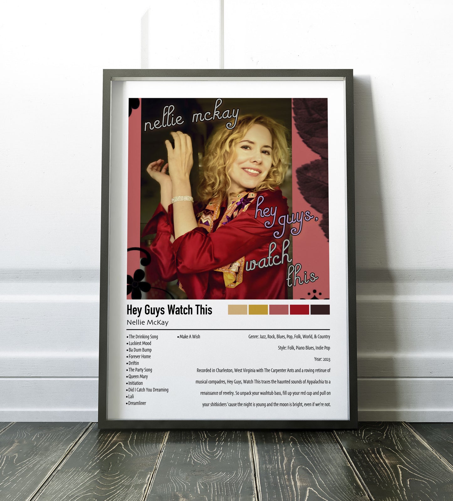 Nellie Mckay | Hey Guys Watch This | Custom Album Cover Poster Print