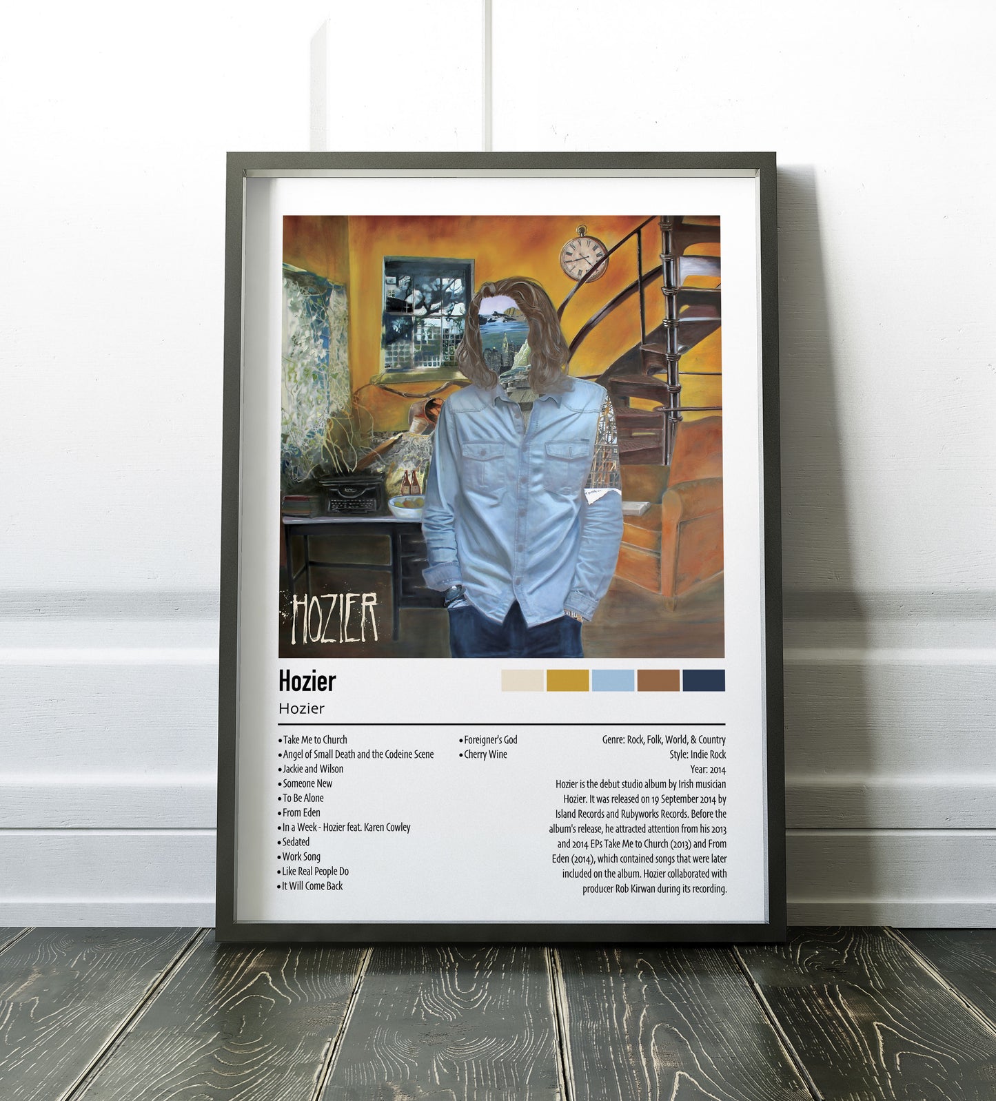 Hozier | Hozier | Custom Album Cover Poster Print