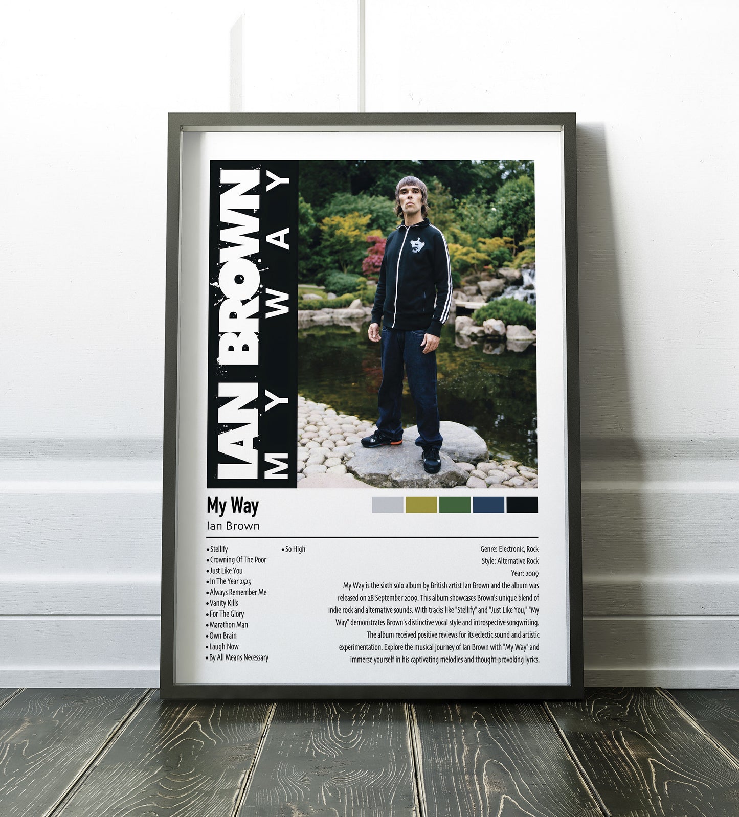 lan Brown | My Way | Custom Album Cover Poster Print