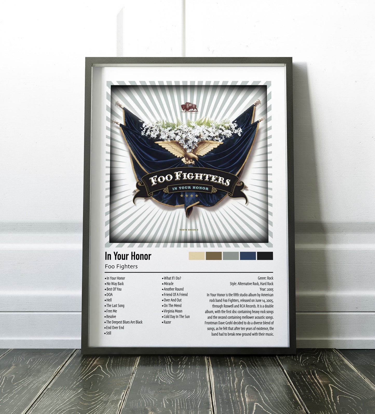 Foo Fighters | In Your Honor | Custom Album Cover Poster Print
