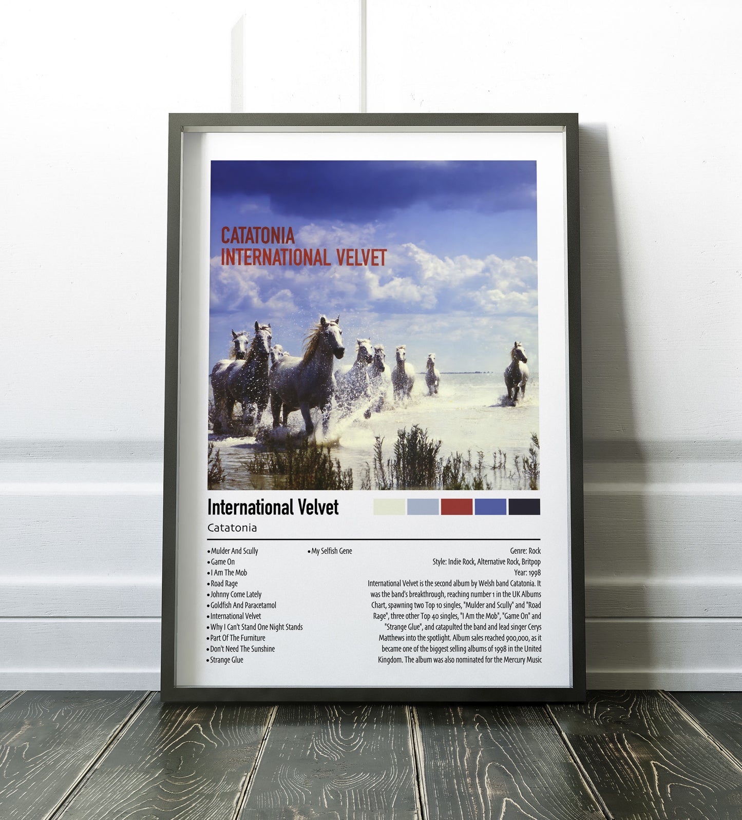 Catatonia | International Velvet | Custom Album Cover Poster Print