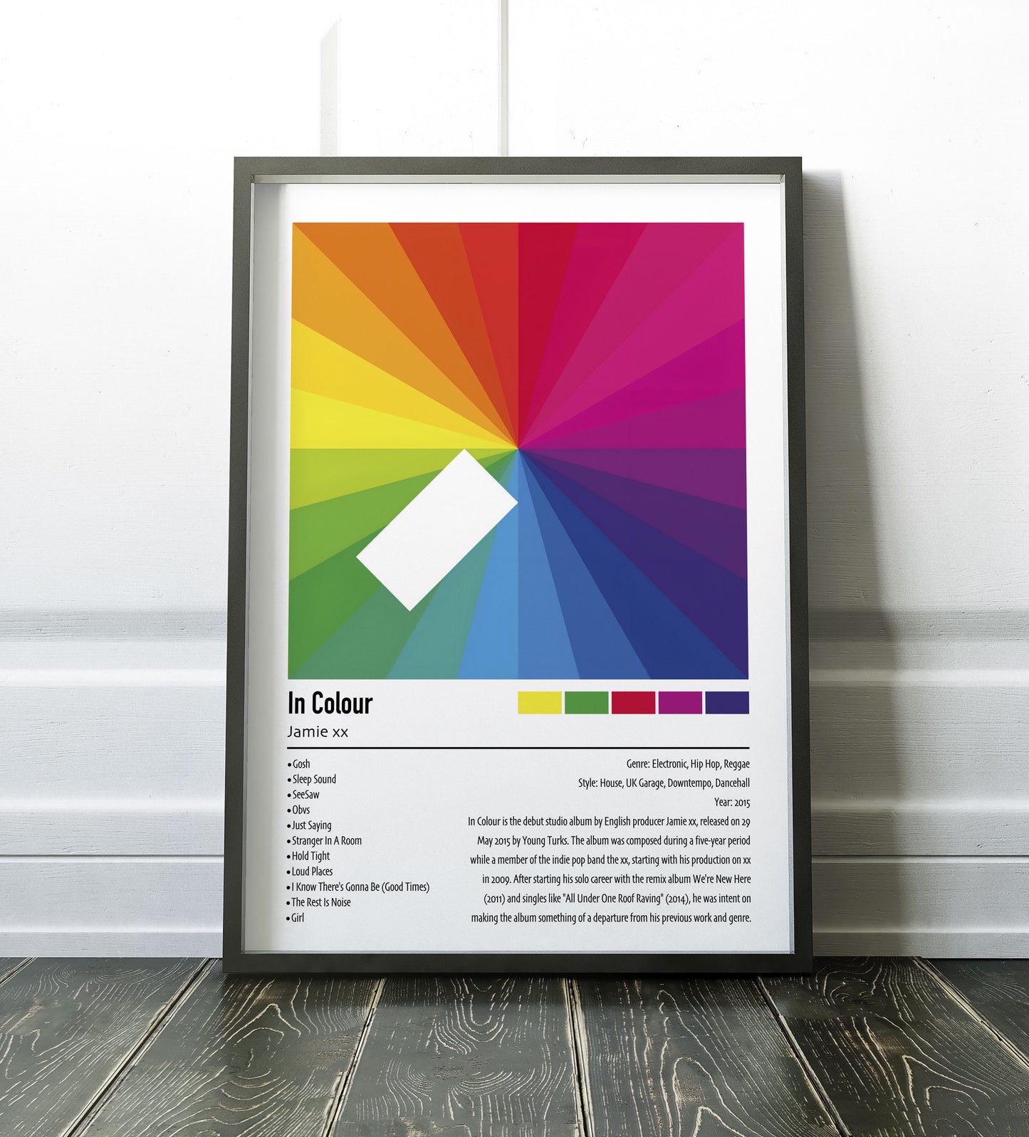 Jamie xx | In Colour | Custom Album Cover Poster Print