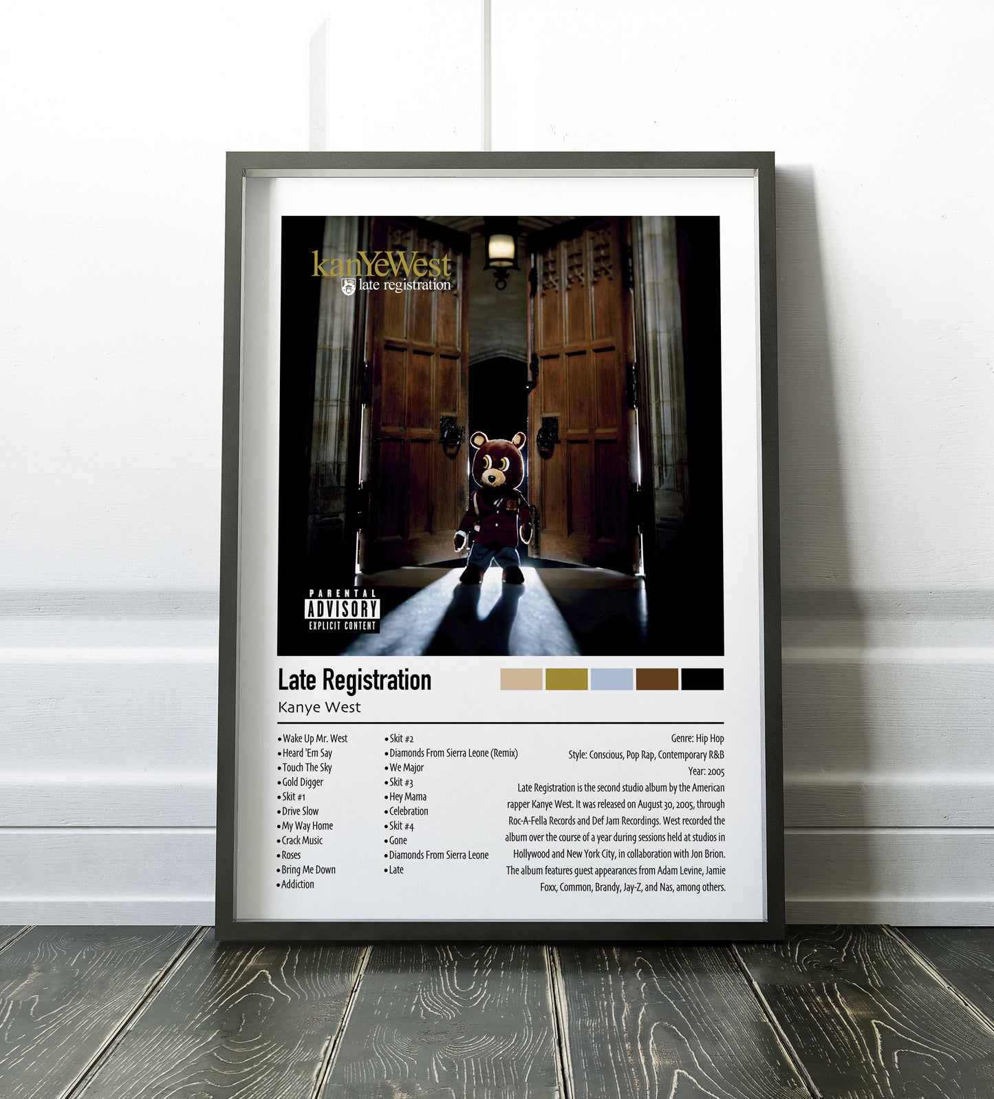 Kanye West | Late Registration | Custom Album Cover Poster Print