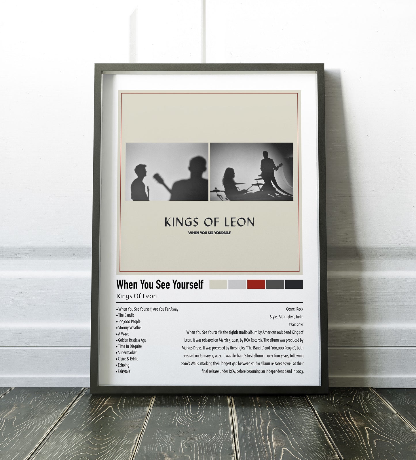 Kings Of Leon | When You See Yourself | Custom Album Cover Poster Print