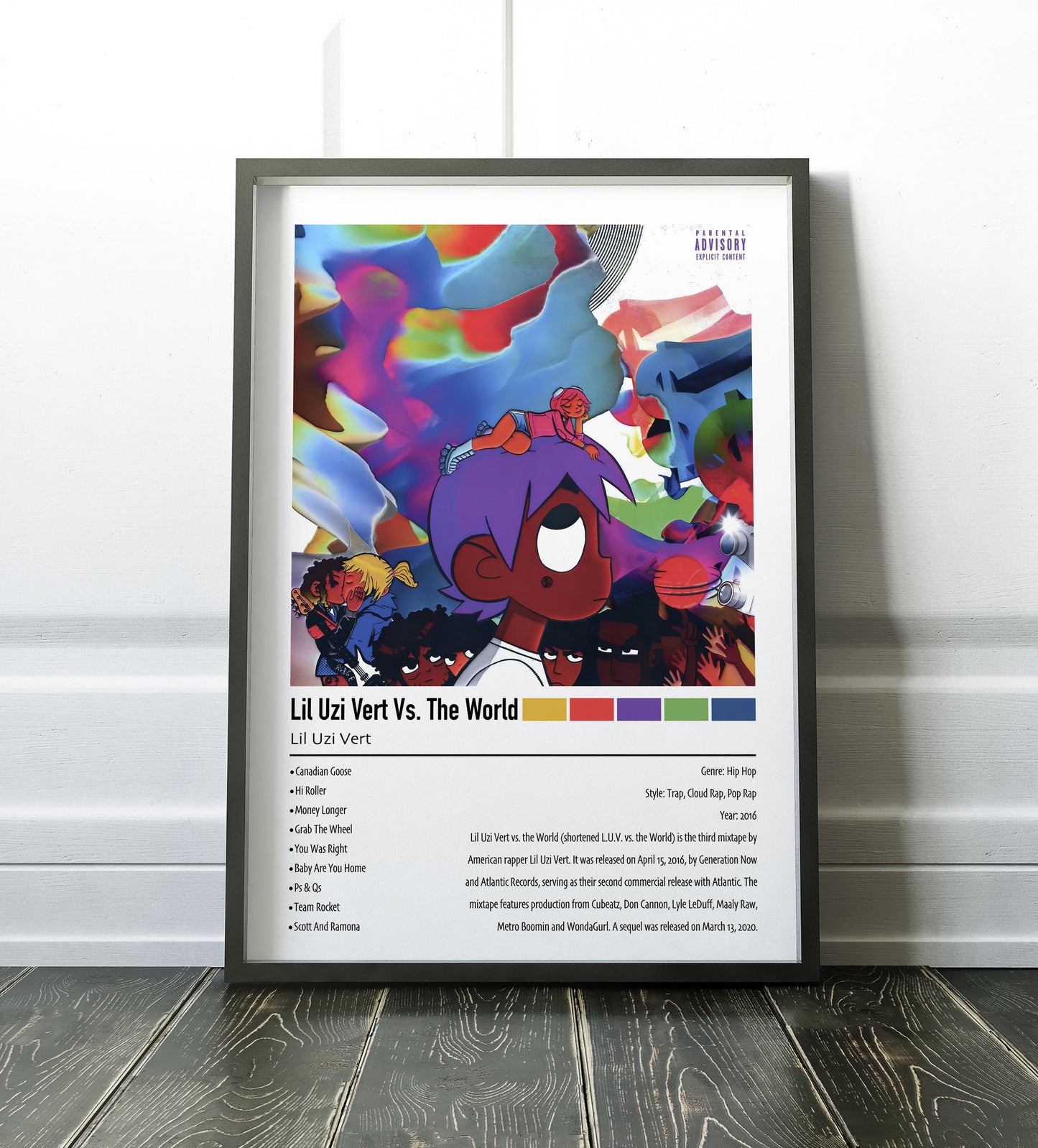 Lil Uzi Vert | Lil Uzi Vert Vs. The World | Custom Album Cover Poster Print