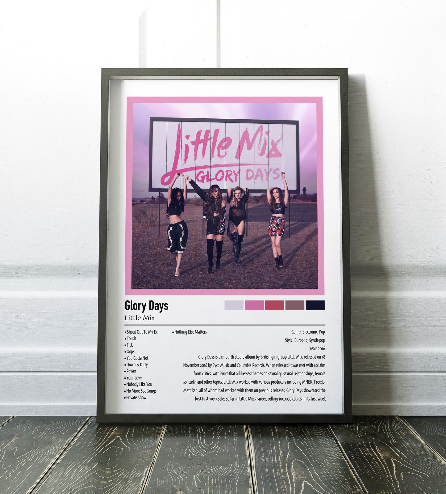 Little Mix | Glory Days | Custom Album Cover Poster Print