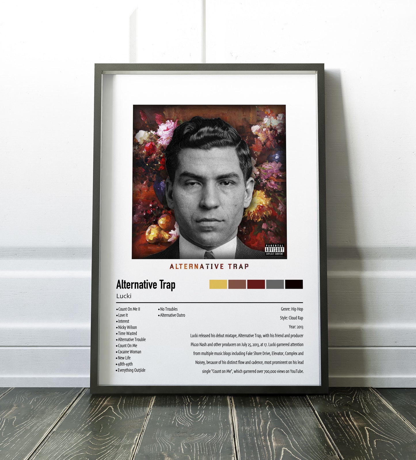 Lucki | Alternative Trap | Custom Album Cover Poster Print