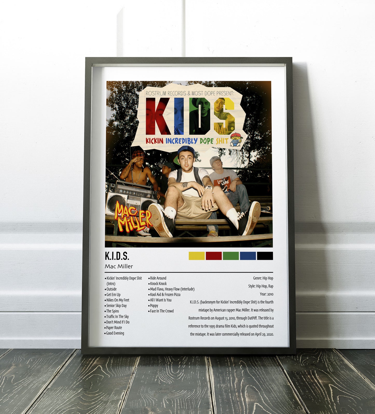 Mac Miller | K.I.D.S. | Custom Album Cover Poster Print