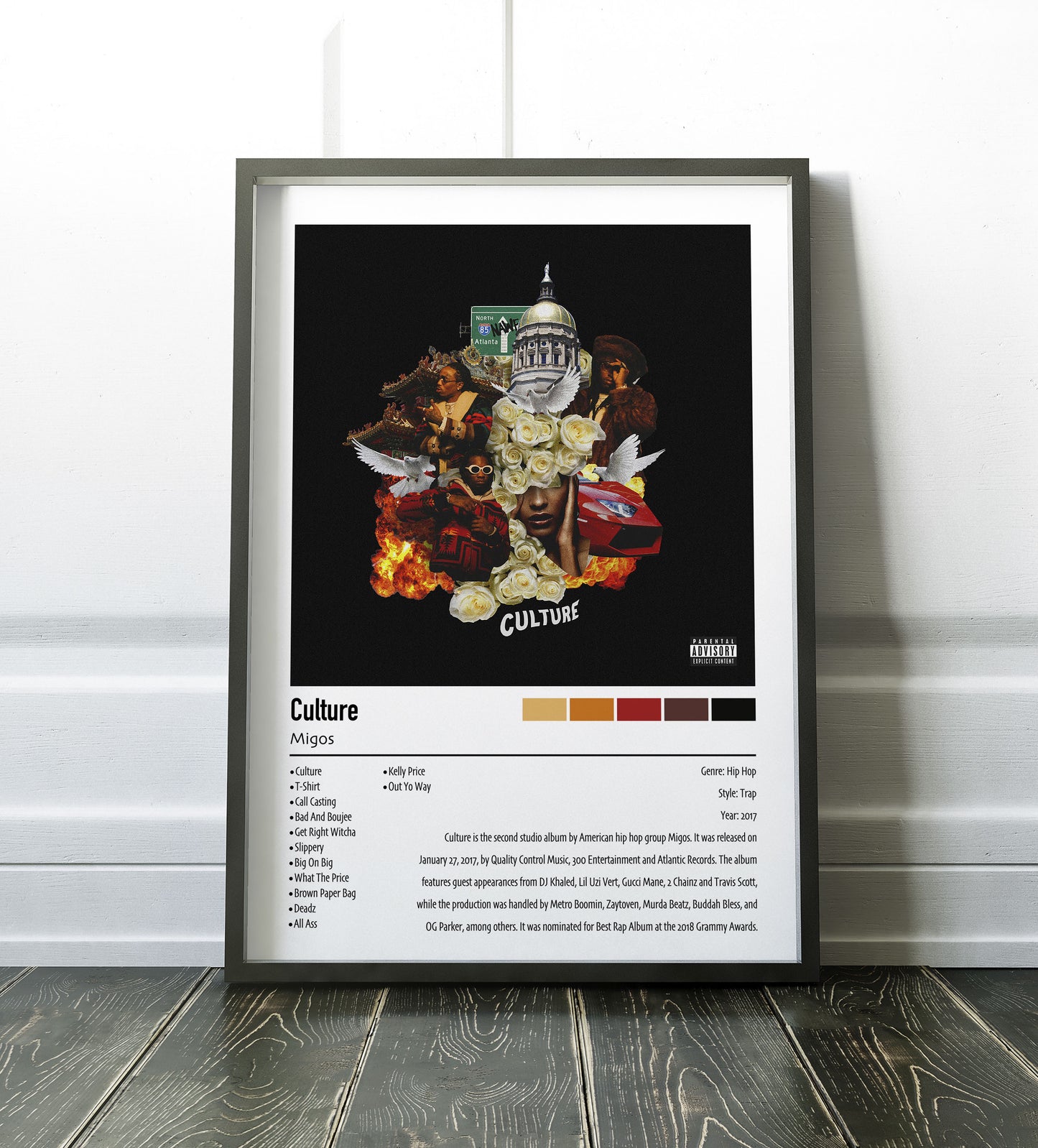 Migos | Culture | Custom Album Cover Poster Print