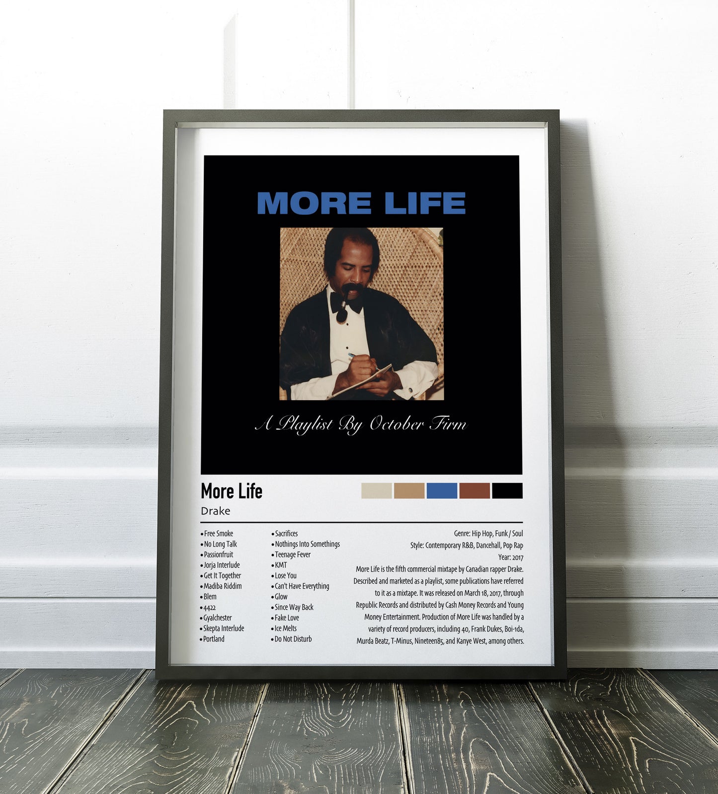 Drake | More Life | Custom Album Cover Poster Print