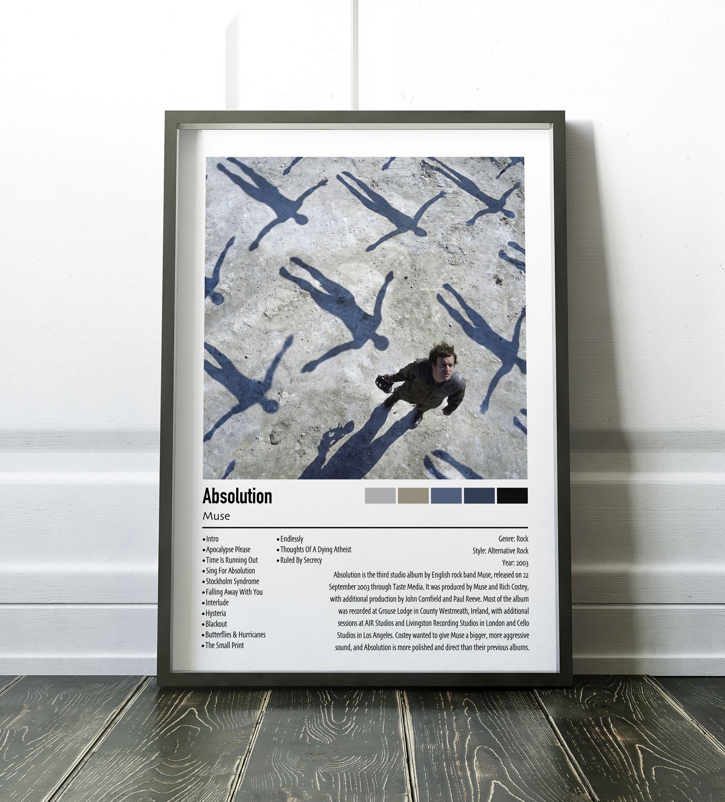 Muse | Absolution | Custom Album Cover Poster Print