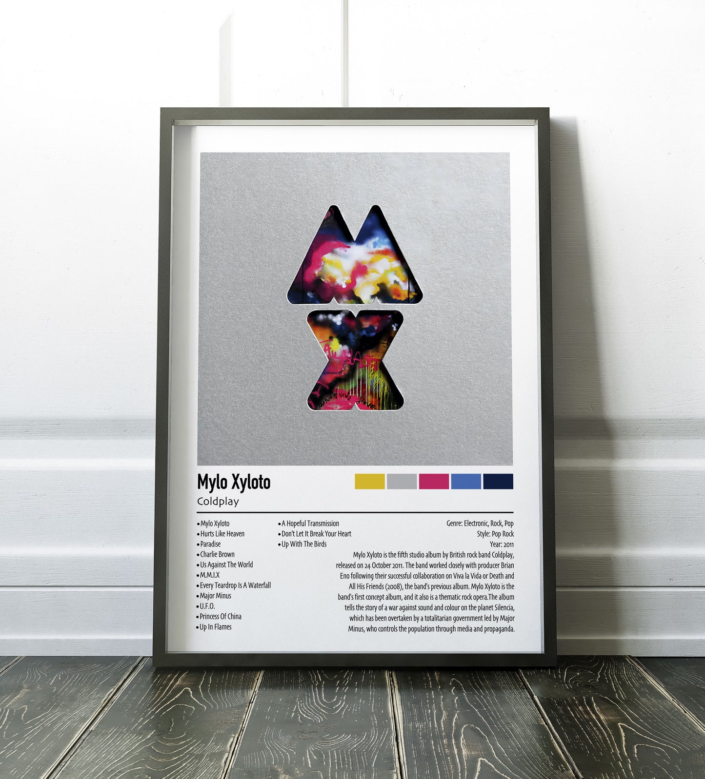 Coldplay | Mylo Xyloto | Custom Album Cover Poster Print
