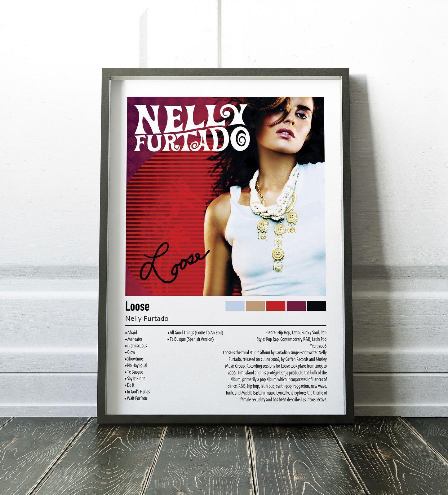 Nelly Furtado | Loose | Custom Album Cover Poster Print