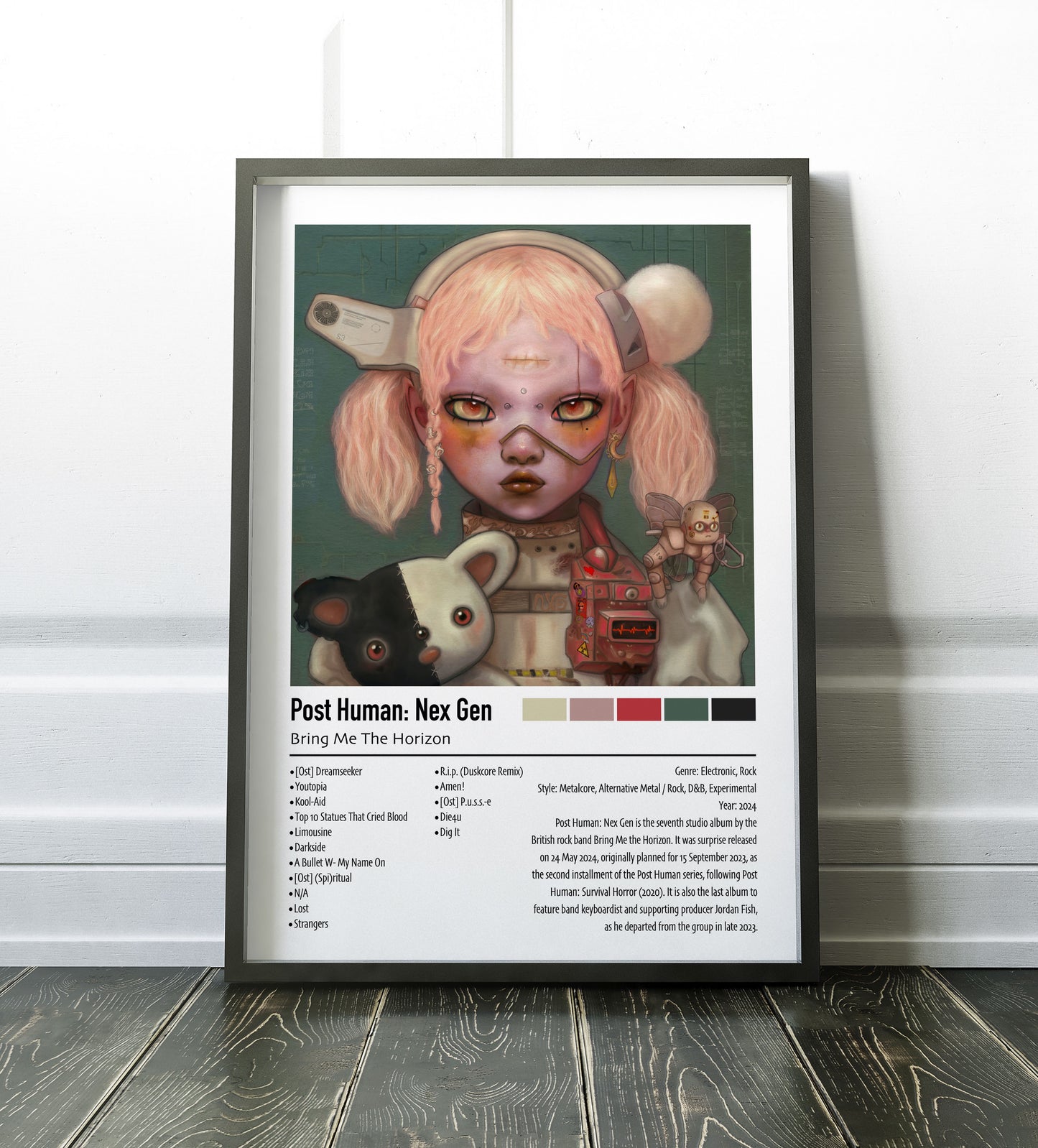 Bring Me The Horizon | Post Human: Nex Gen | Custom Album Cover Poster Print