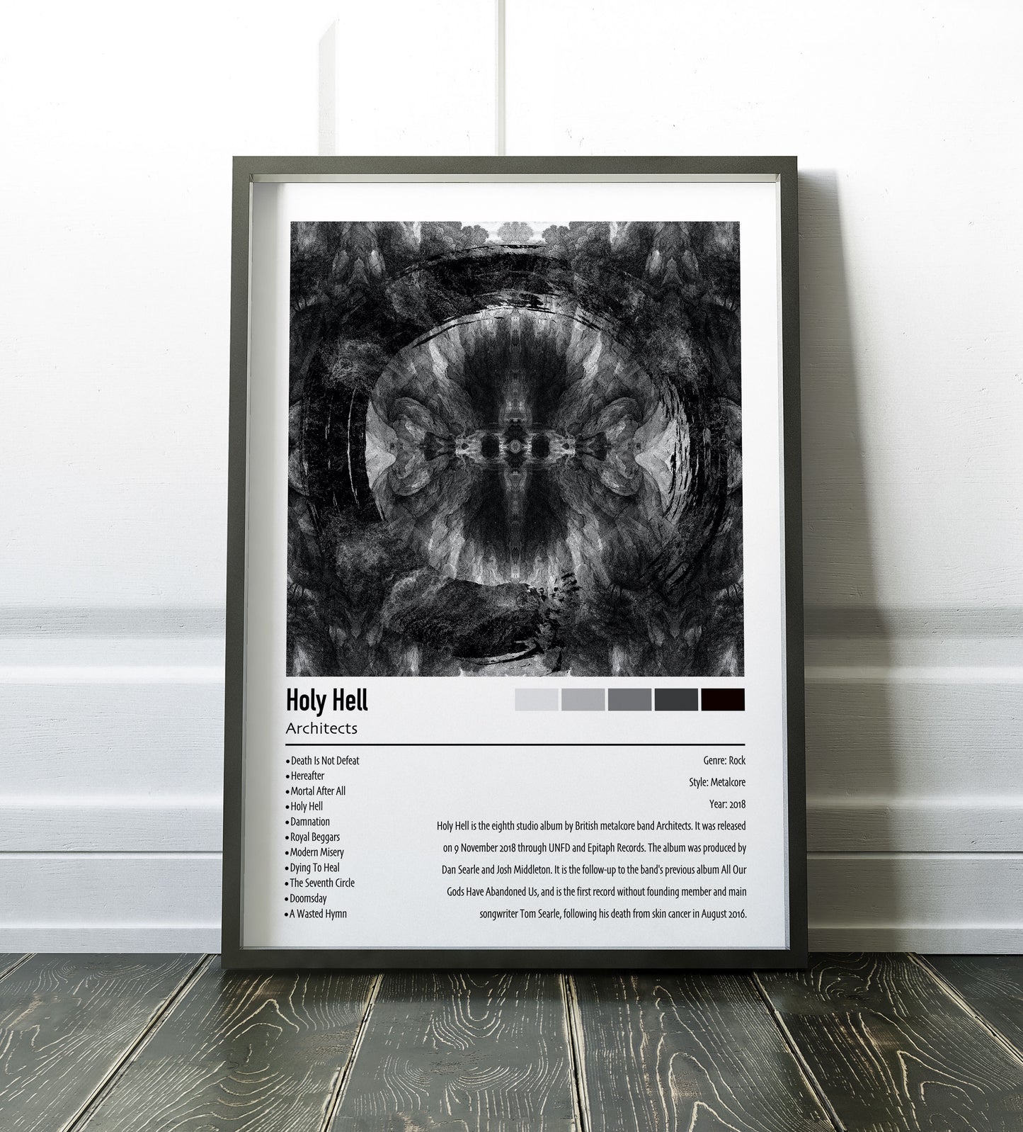 Architects | Holy Hell | Custom Album Cover Poster Print