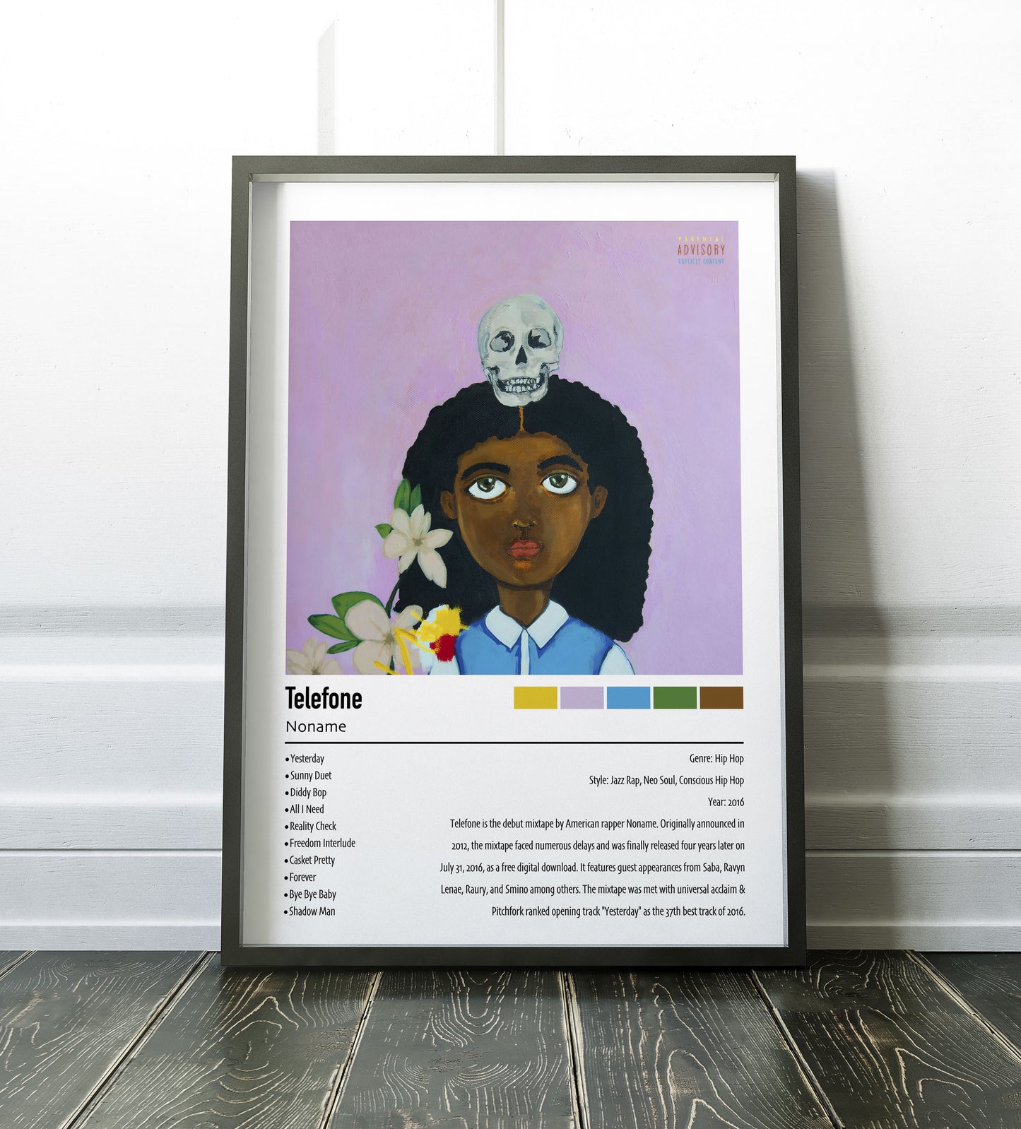 Noname | Telefone | Custom Album Cover Poster Print