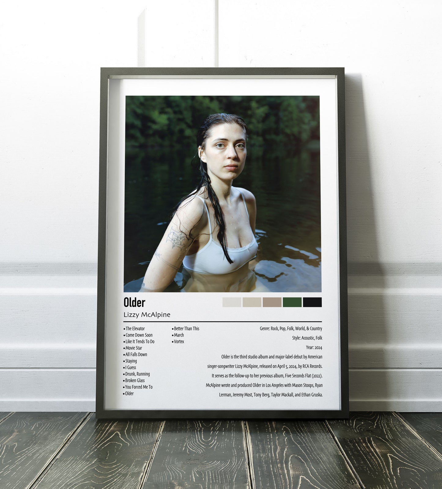 Lizzy McAlpine | Older | Custom Album Cover Poster Print