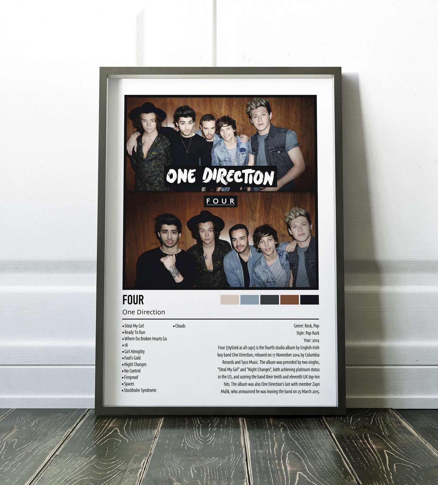 One Direction | FOUR | Custom Album Cover Poster Print