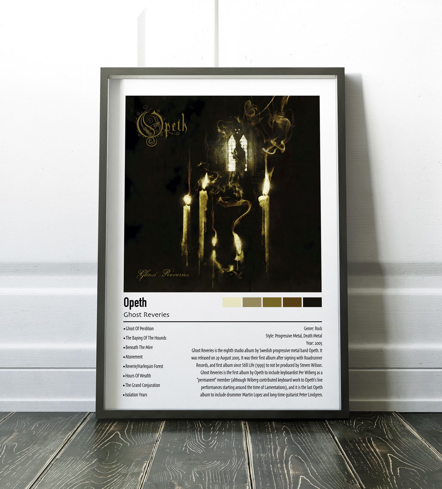 Ghost Reveries | Opeth | Custom Album Cover Poster Print