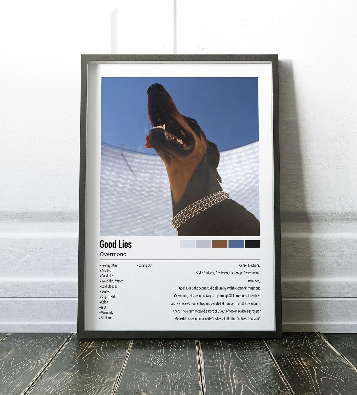 Overmono | Good Lies | Custom Album Cover Poster Print