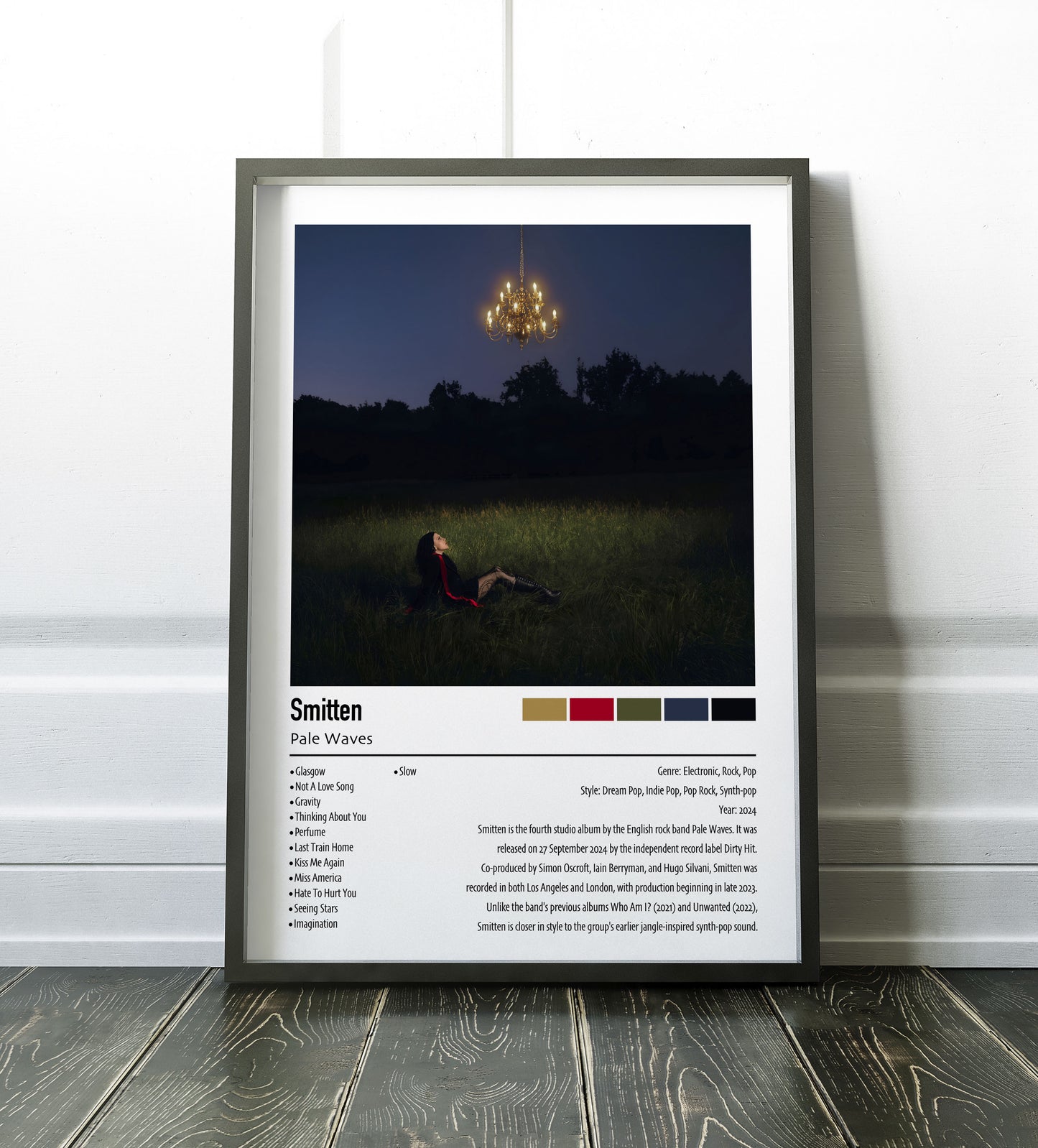 Pale Waves | Smitten | Custom Album Cover Poster Print