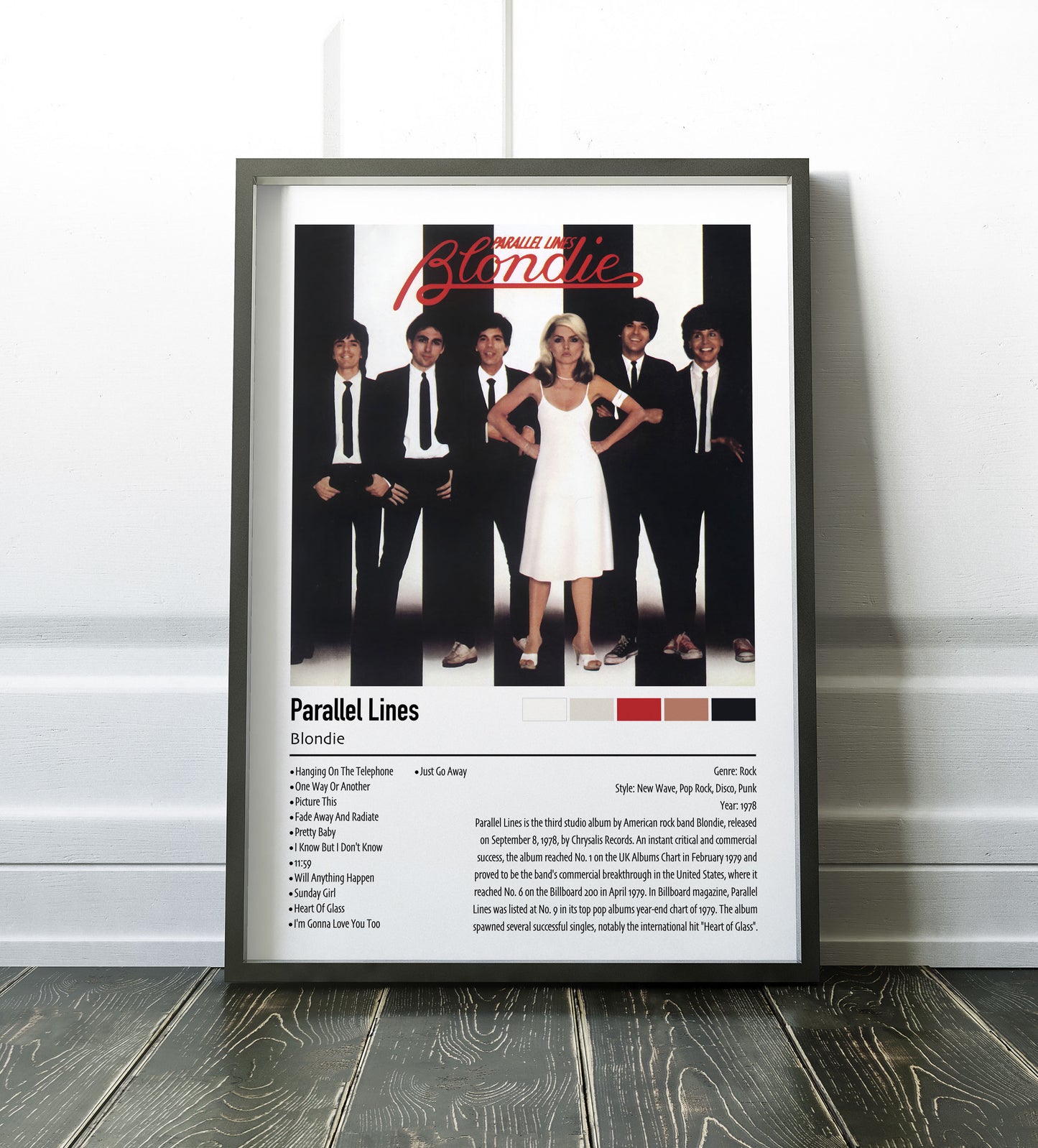 Blondie | Parallel Lines | Custom Album Cover Poster Print