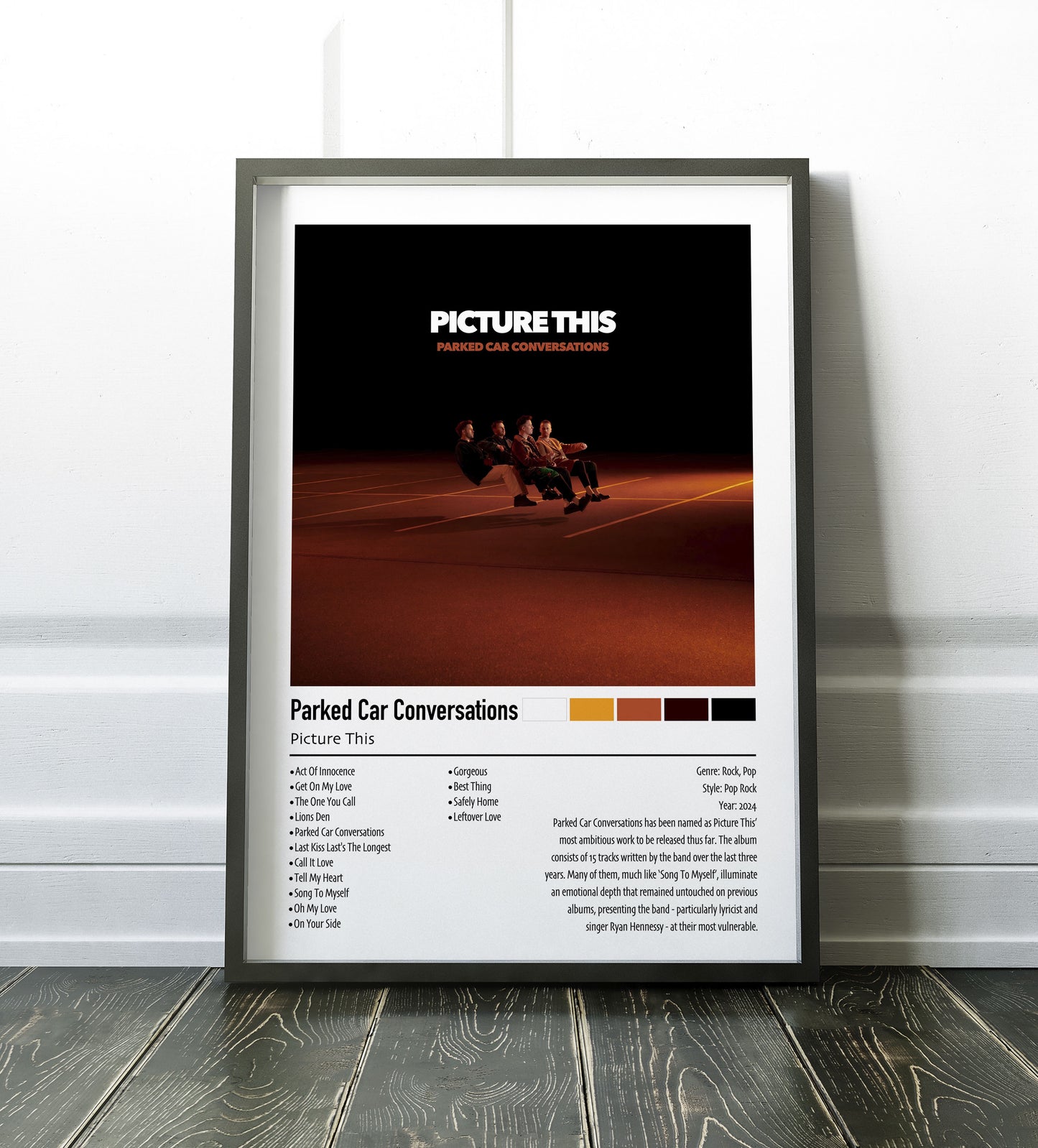Picture This | Parked Car Conversations | Custom Album Cover Poster Print