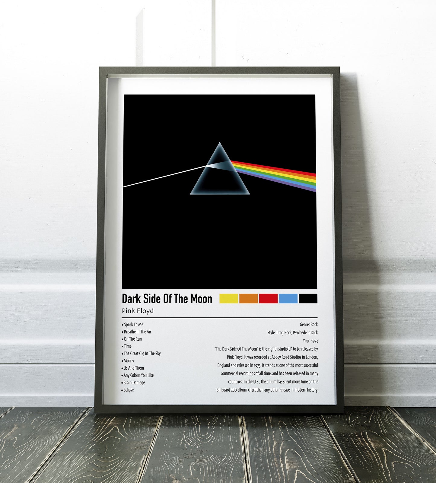 Pink Floyd | Dark Side Of The Moon | Custom Album Cover Poster Print