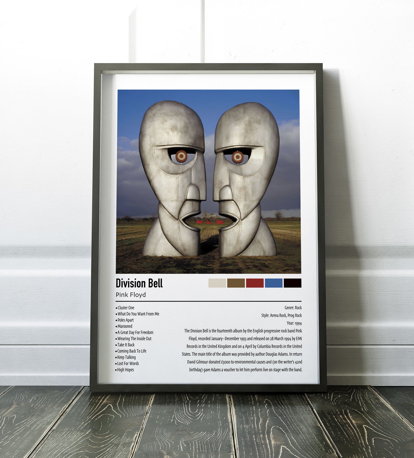 Pink Floyd | Division Bell | Custom Album Cover Poster Print