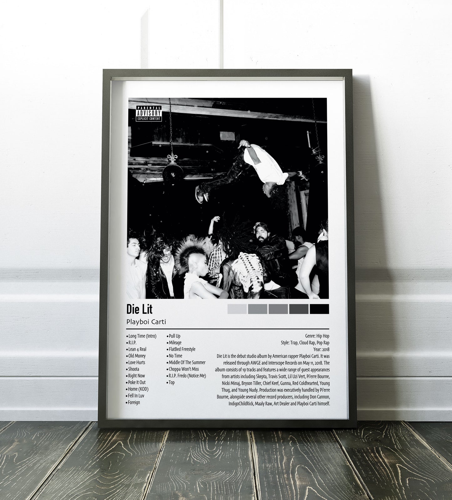 Playboi Carti | Die Lit | Custom Album Cover Poster Print