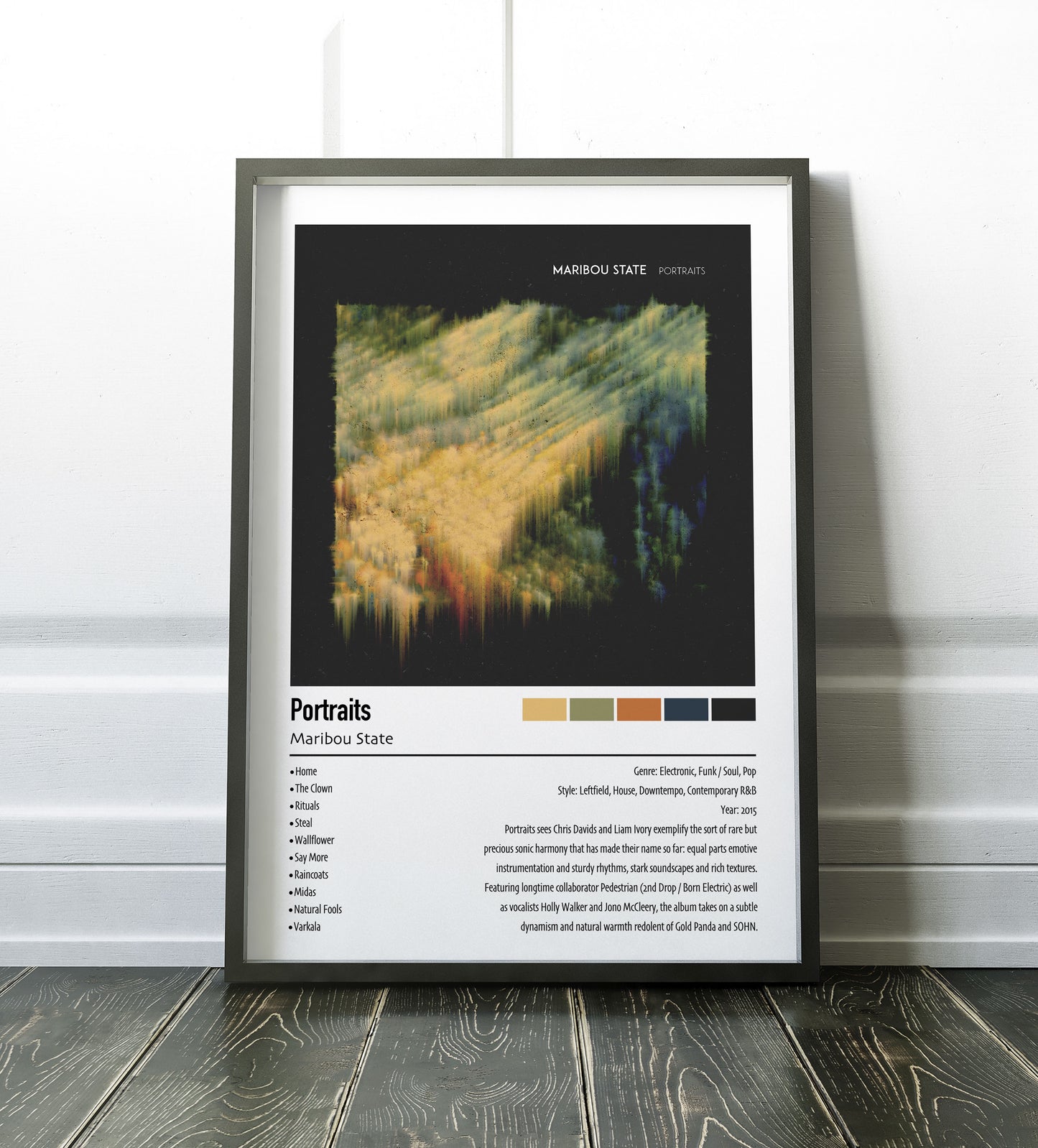 Maribou State | Portraits | Custom Album Cover Poster Print