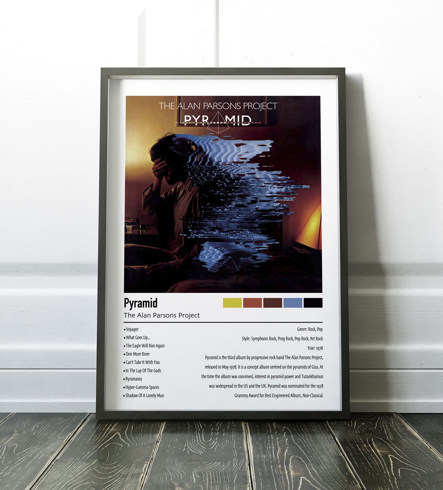 The Alan Parsons Project | Pyramid | Custom Album Cover Poster Print