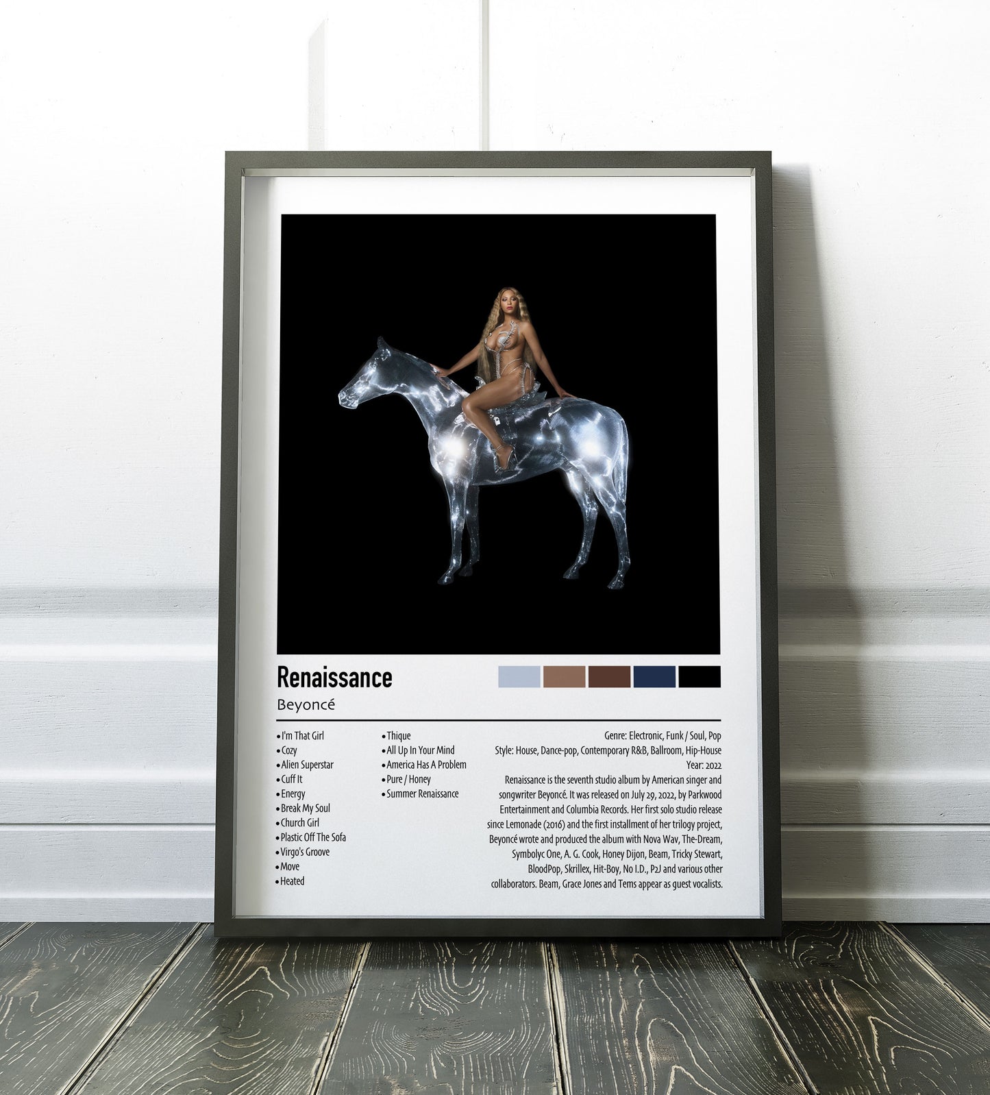 Beyoncé | Renaissance | Custom Album Cover Poster Print