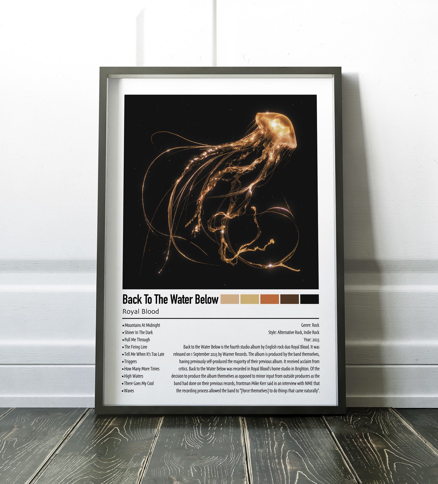 Royal Blood | Back To The Water Below | Custom Album Cover Poster Print