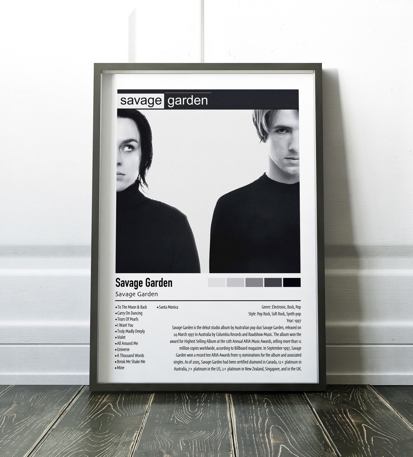 Savage Garden | Savage Garden | Custom Album Cover Poster Print
