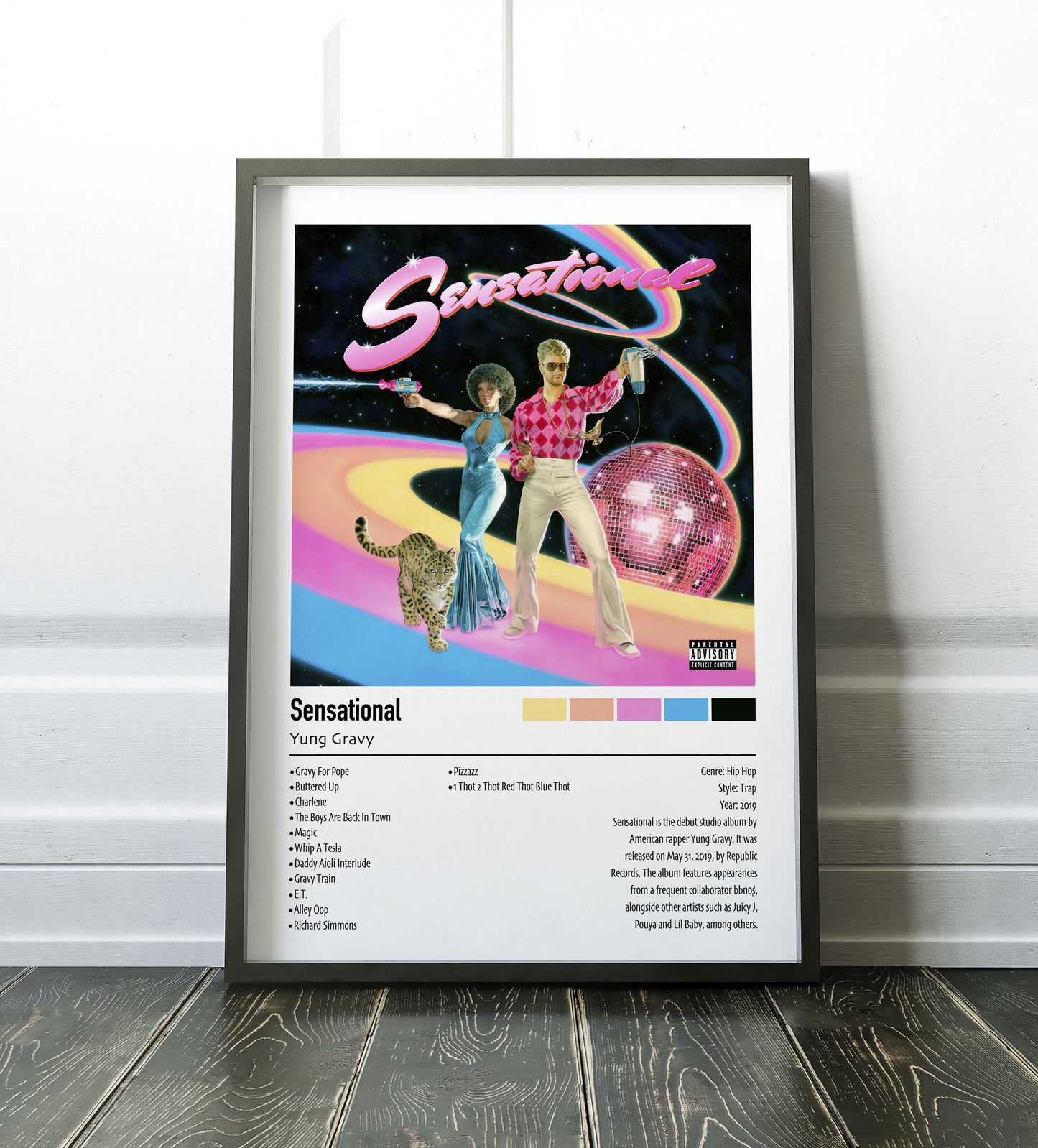 Yung Gravy | Sensational | Custom Album Cover Poster Print
