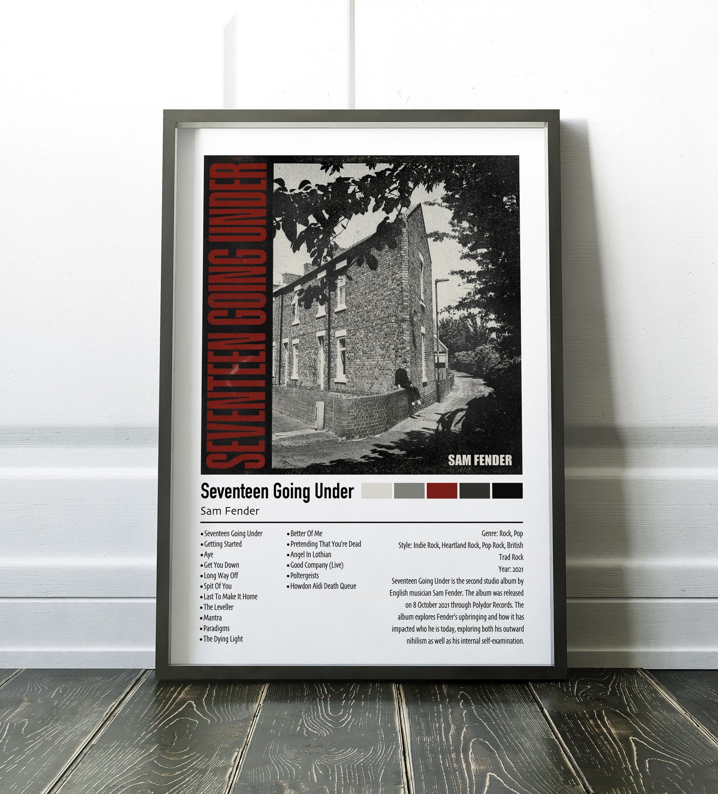 Sam Fender | Seventeen Going Under (Deluxe) | Custom Album Cover Poster Print