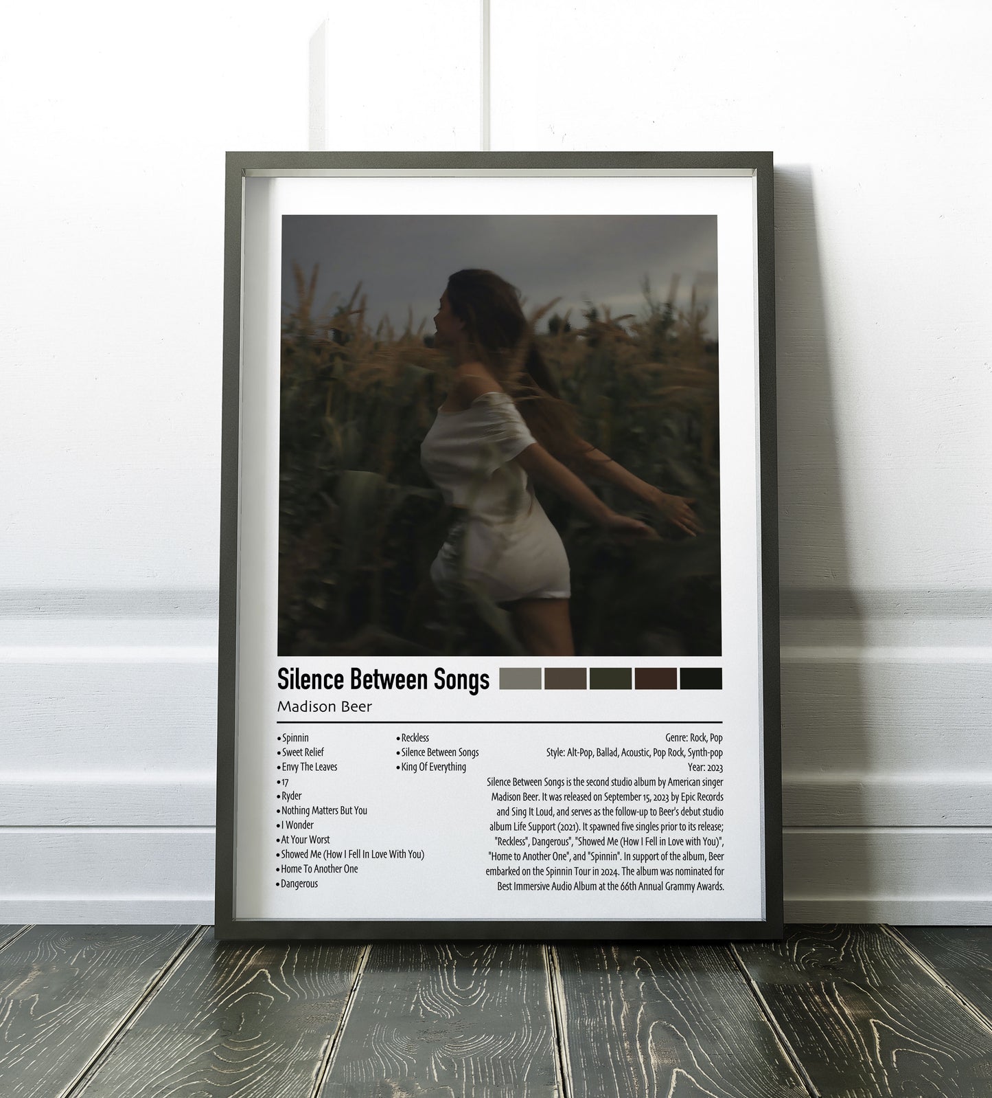 Madison Beer | Silence Between Songs | Custom Album Cover Poster Print