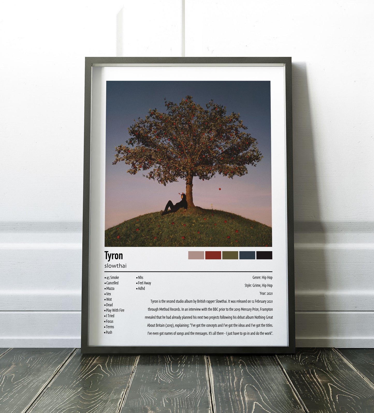 slowthai | Tyron | Custom Album Cover Poster Print