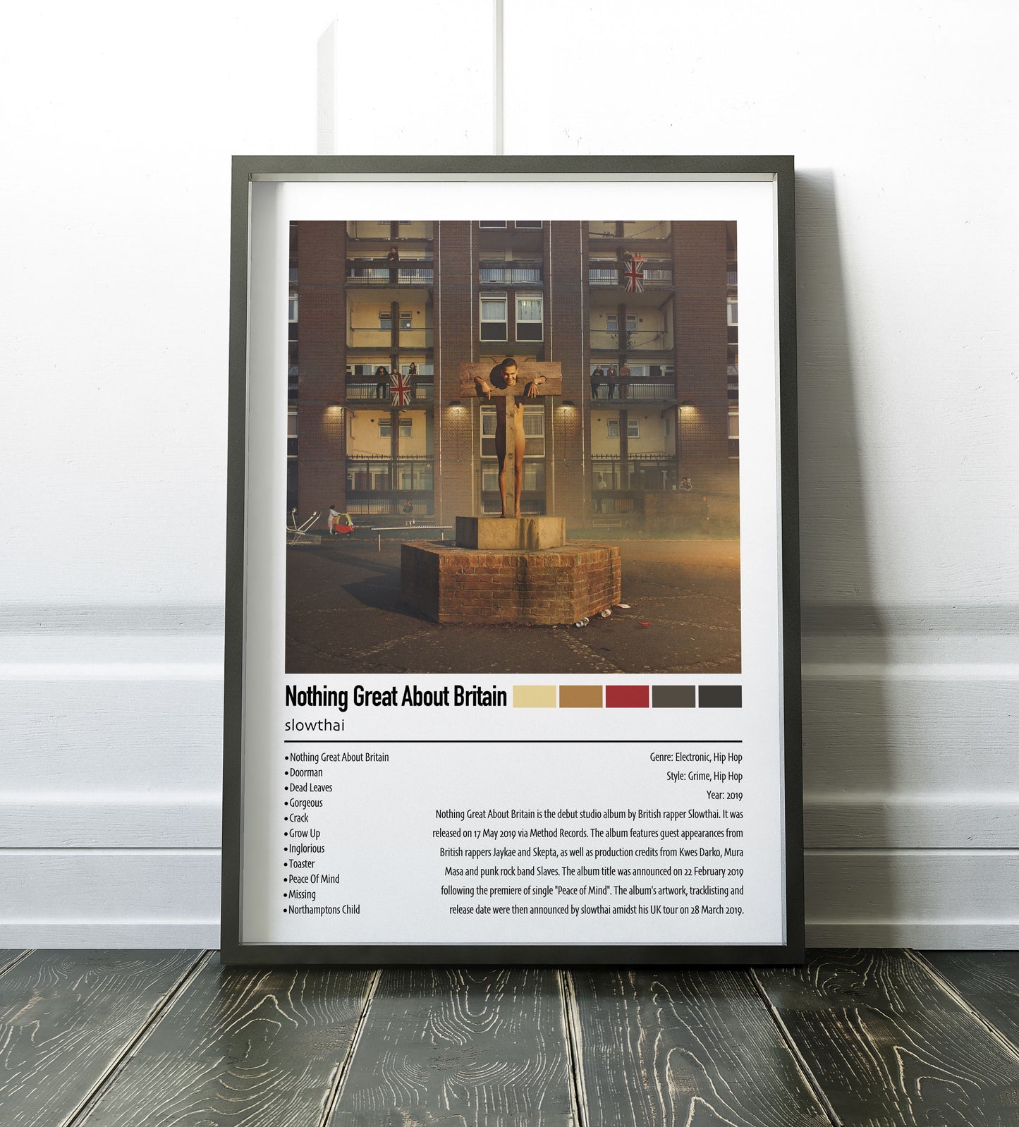 slowthai | Nothing Great About Britain | Custom Album Cover Poster Print