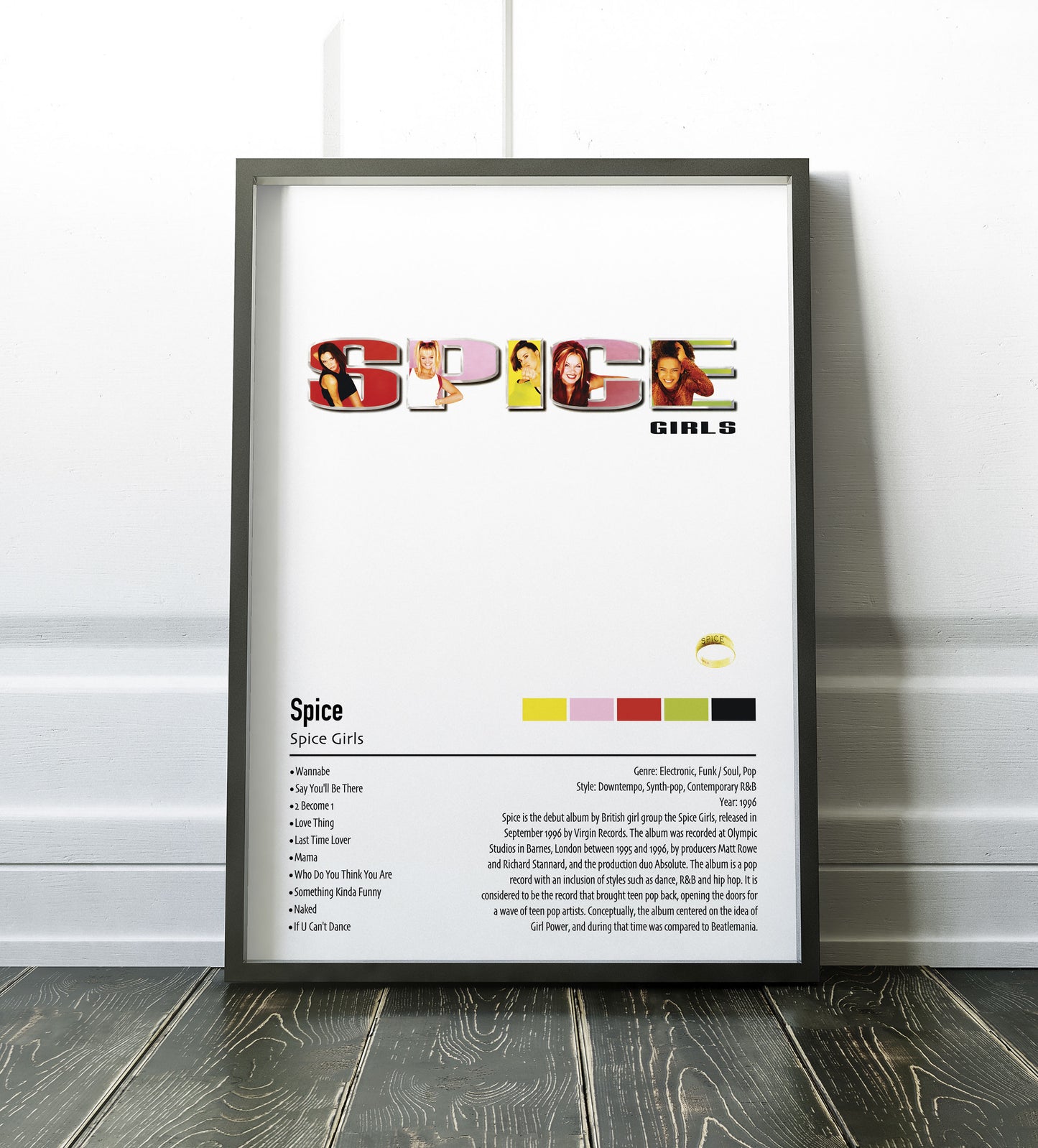Spice Girls | Spice | Custom Album Cover Poster Print