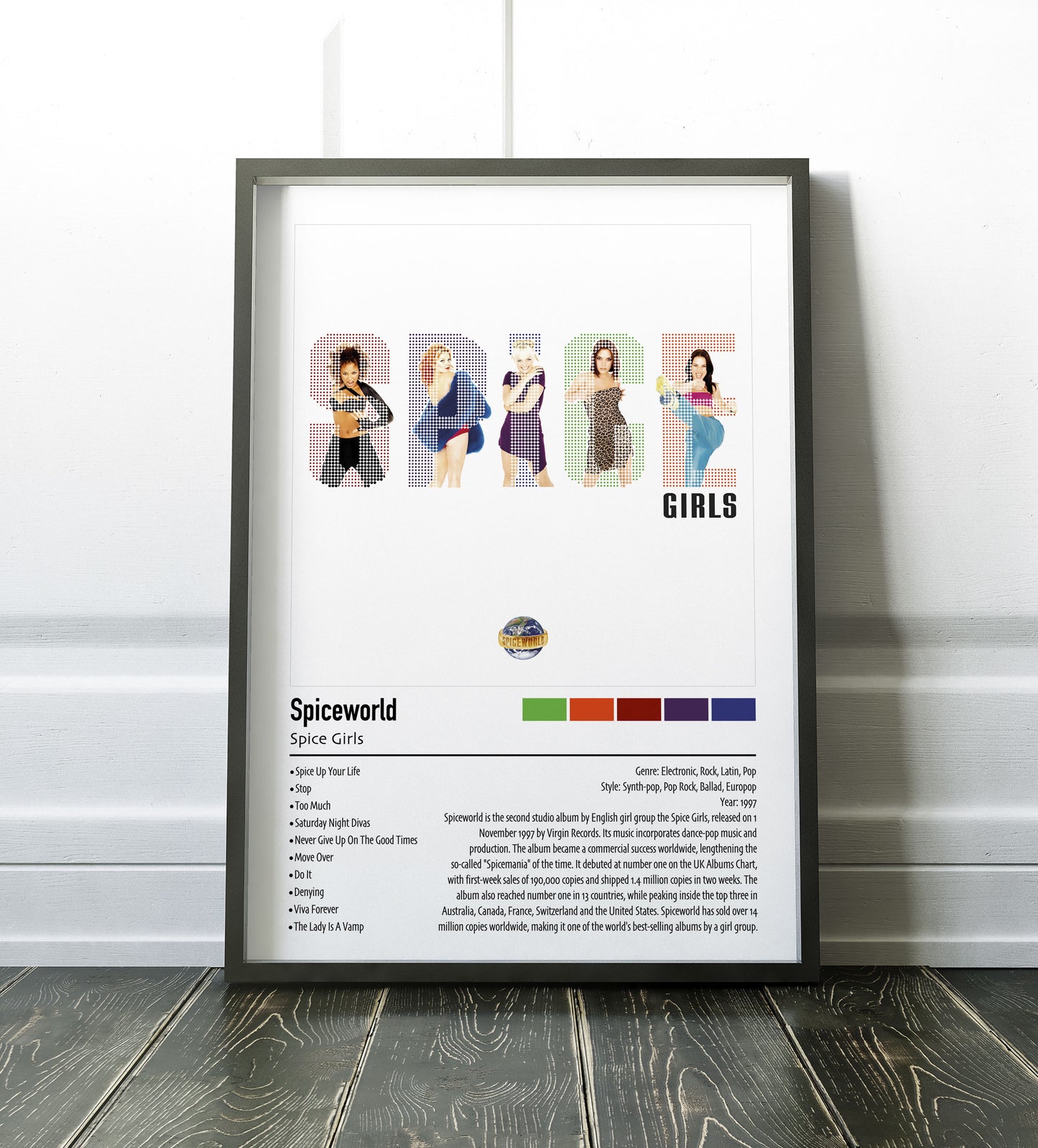 Spice Girls | Spiceworld | Custom Album Cover Poster Print