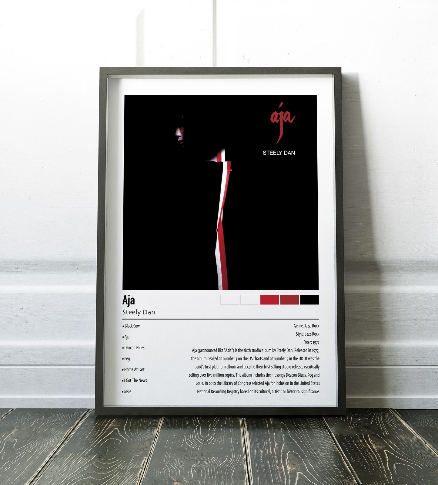 Steely Dan | Aja | Custom Album Cover Poster Print
