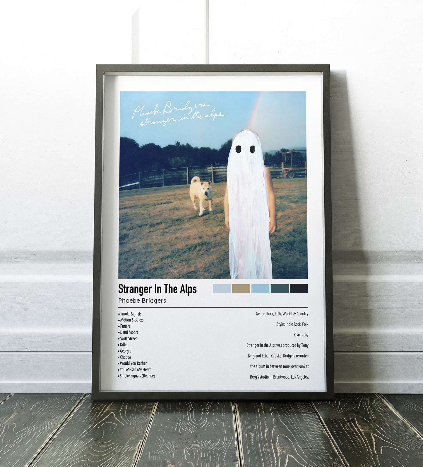 Phoebe Bridgers | Stangers In The Alps | Custom Album Cover Poster Print